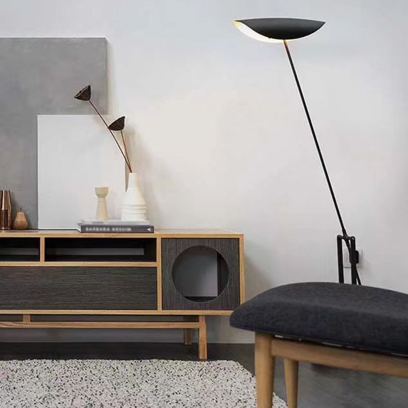 Carins modern floor lamp in modern interior setting
