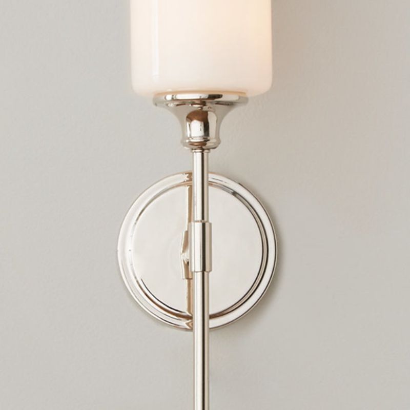 Eryn Nordic Wall Lamp - Silver Finish, Minimalist Design