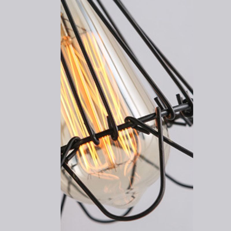 Close up of Alessio industrial wall lamp