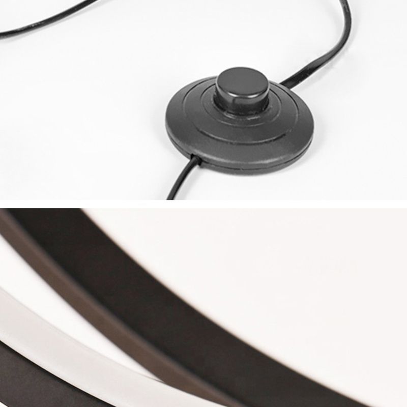 Salgado Floor Lamp foot switch detail, modern lighting