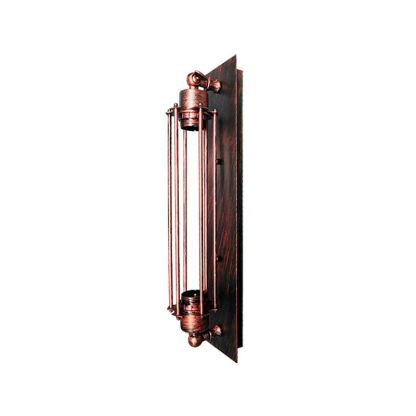 Bronze Alessio Vintage Metal Wall Lamp - Cylinder Lighting