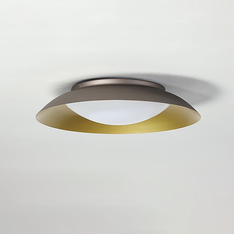 Cairns Brass Flush Mount Ceiling Light