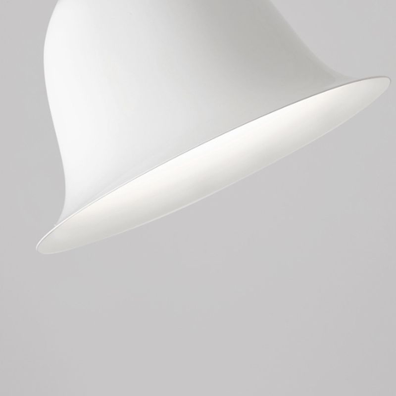 Carins pendant light: Close-up of bell-shaped metal shade.