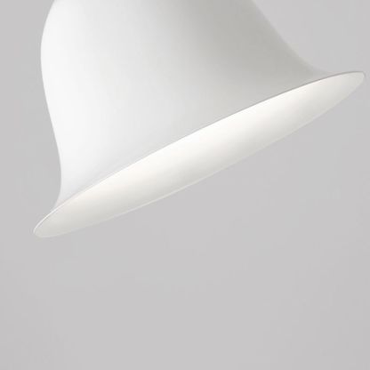 Carins pendant light: Close-up of bell-shaped metal shade.