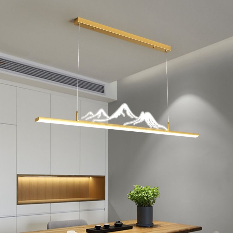 Louise mountain LED pendant. Las Sola artistic lighting.