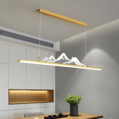 Louise mountain LED pendant. Las Sola artistic lighting.