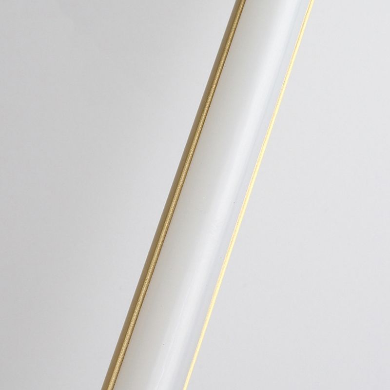 Modern gold linear lamp detail, Lassola Edge Wall Lamp