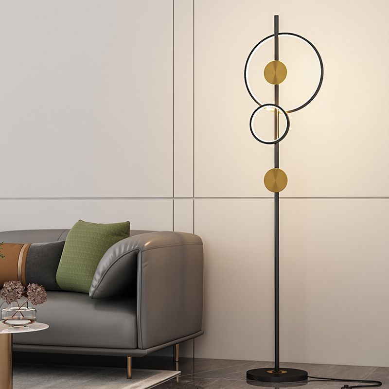 Arisha ring floor lamp for living room