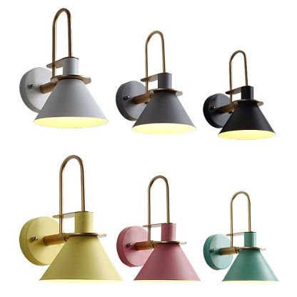 Morandi Horn Shape Wall Lamps in Various Colors