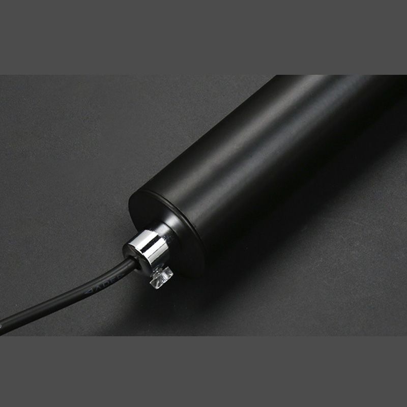 Close-up of Sanna black metal pendant light detail