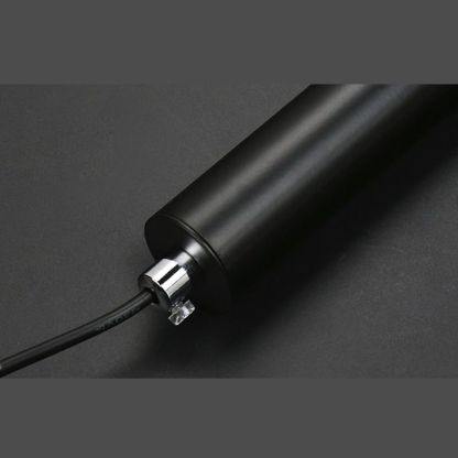Close-up of Sanna black metal pendant light detail