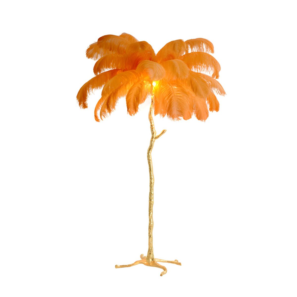 O'Moore Nordic Luxury Unique Ostrich Feather Floor Lamp/Table Lamp