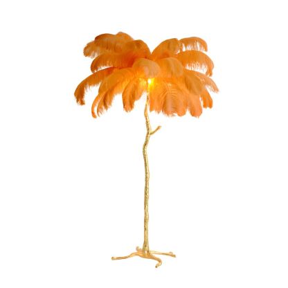 O'Moore Nordic Luxury Unique Ostrich Feather Floor Lamp/Table Lamp