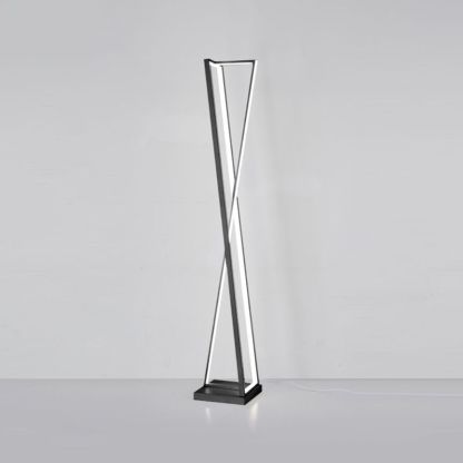 Edge floor lamp, modern triangle lighting, Las Sola.