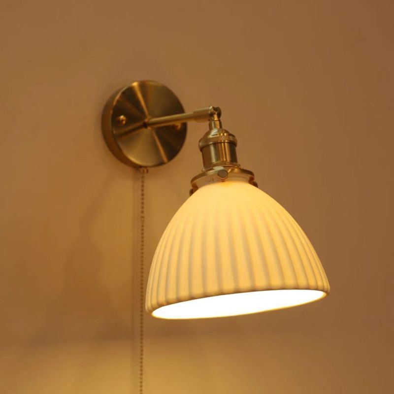 Lottie Wall Lamp with Stone Shade