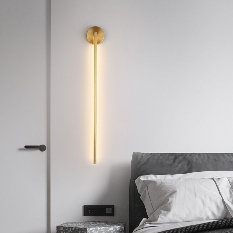 Modern gold wall lamp, bedroom lighting, Lassola