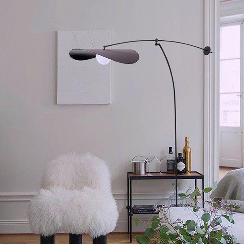 Carins Modern Bowl Floor Lamp in Modern Living Room