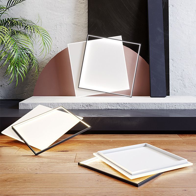 Quinn Duo-Square Flush Mount Light - Artistic Display