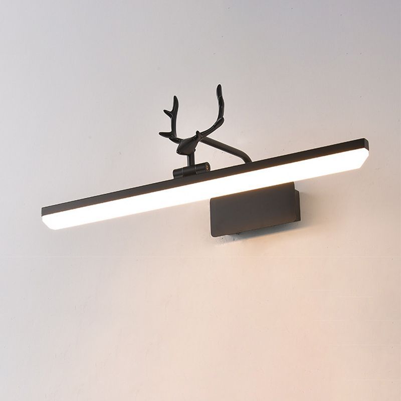 Edge Antler vanity light. Las Sola metal wall lamp