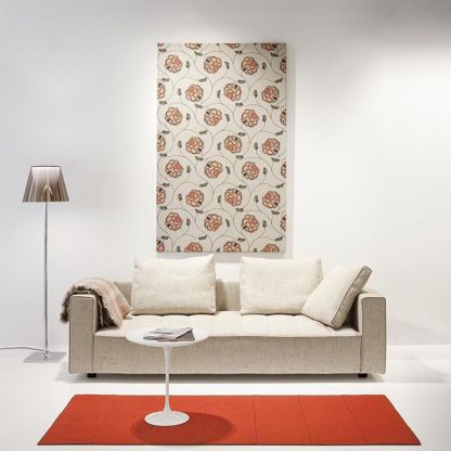 Eryn Dome metal floor lamp in modern living room setting