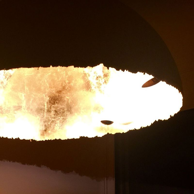 Elif Moon Globe Floor Lamp - Resin Shade Lighting