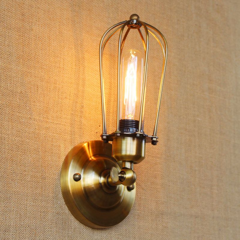 Vintage Iron Wall Lamp - Alessio Bronze Lighting