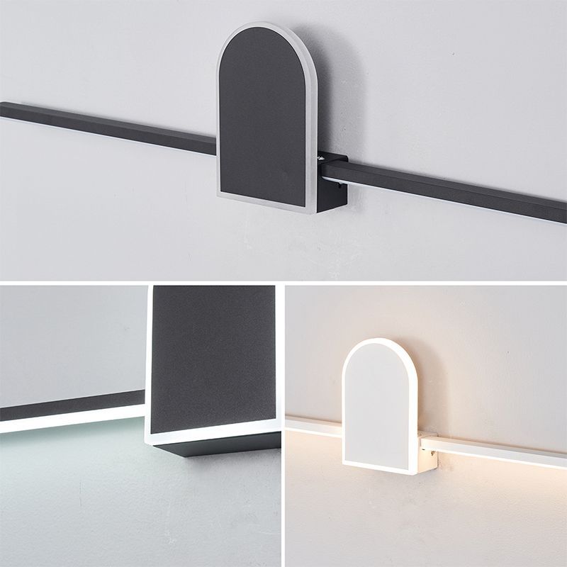 Edge Modern Vanity Wall Light - Geometric Design, bathroom lighting