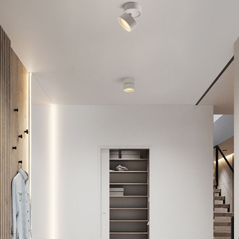 Modern Hallway Lighting with Flush Mount Ceiling Lights