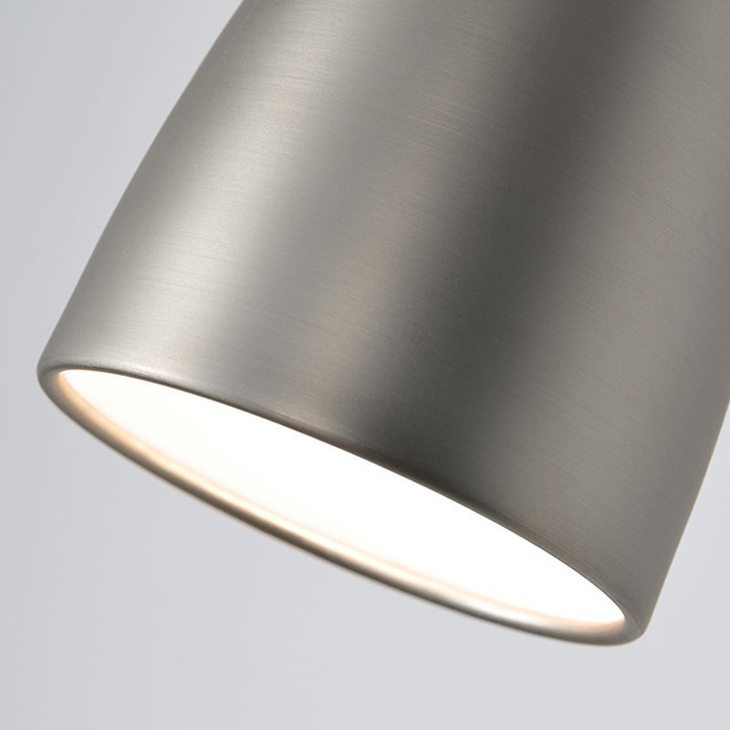 Brady silver wall lamp - minimalist lighting detail