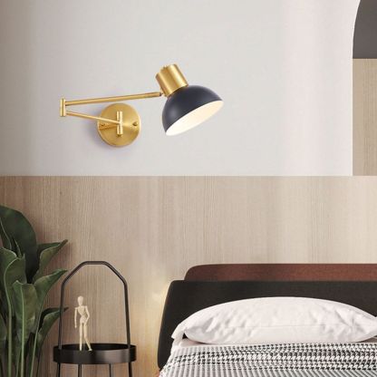 Freja Wall Lamp: Modern Adjustable Metal Lighting