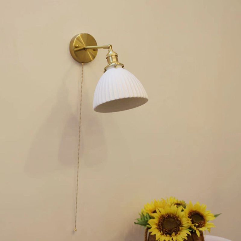 Lottie Nordic Dresser Wall Lamp with Sunflower, Indoor Wall Lamp