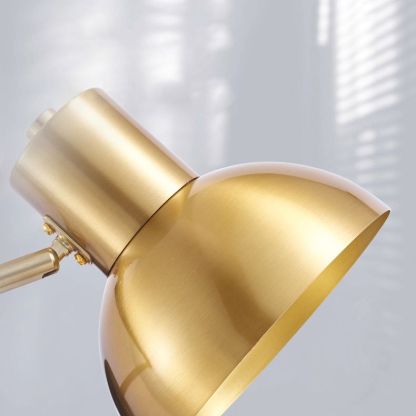 Gold Freja Wall Lamp, adjustable metal lighting
