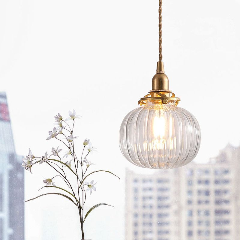 Valentina Pendant Light - Globe Glass, vintage design