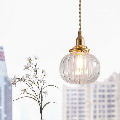 Valentina Pendant Light - Globe Glass, vintage design