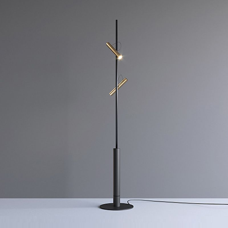 Freja Modern Floor Lamp with dual light heads