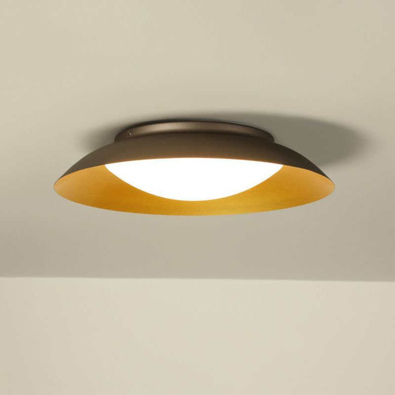 Brass flush mount ceiling light by Las Sola
