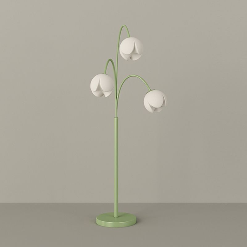 Green Lily Nordic Flower Floor Lamp