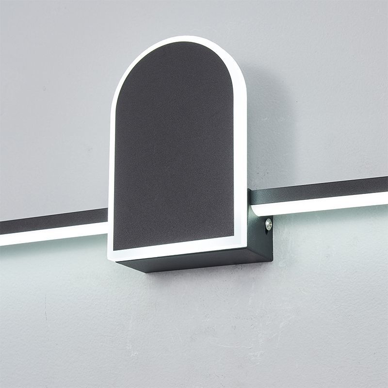 Modern geometric vanity wall light, Edge design, bathroom
