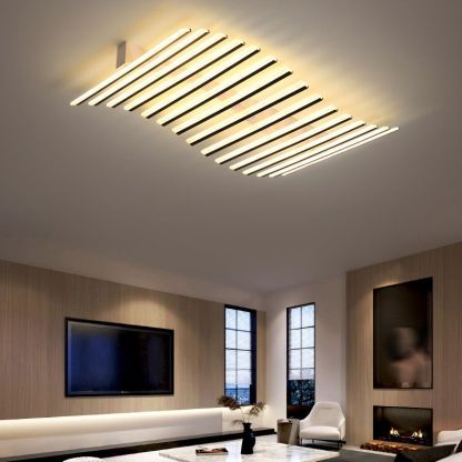 Quinn Linear Ceiling Light in Living Room