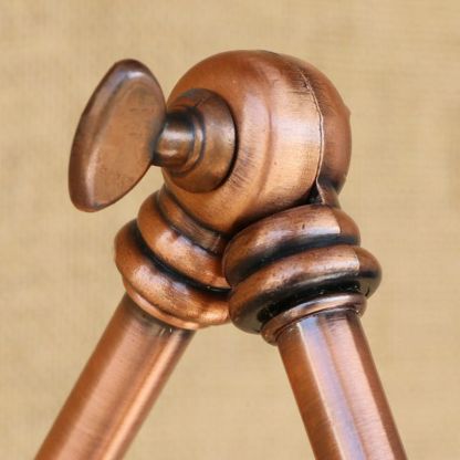 Copper Alessio adjustable wall lamp joint detail