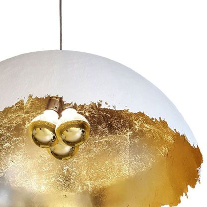 Elif Moon Floor Lamp - Gold Accent Lighting