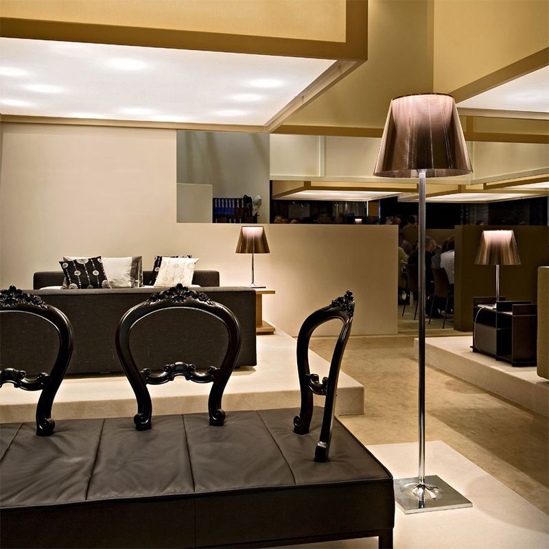 Eryn Dome metal floor lamp lighting in modern interior