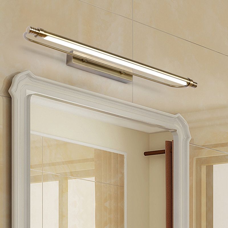 Gold LED Vanity Wall Lamp - Modern Bathroom Lighting