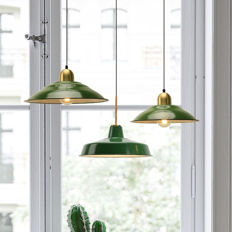 Cairns Vintage Green Pendant Lights by Las Sola