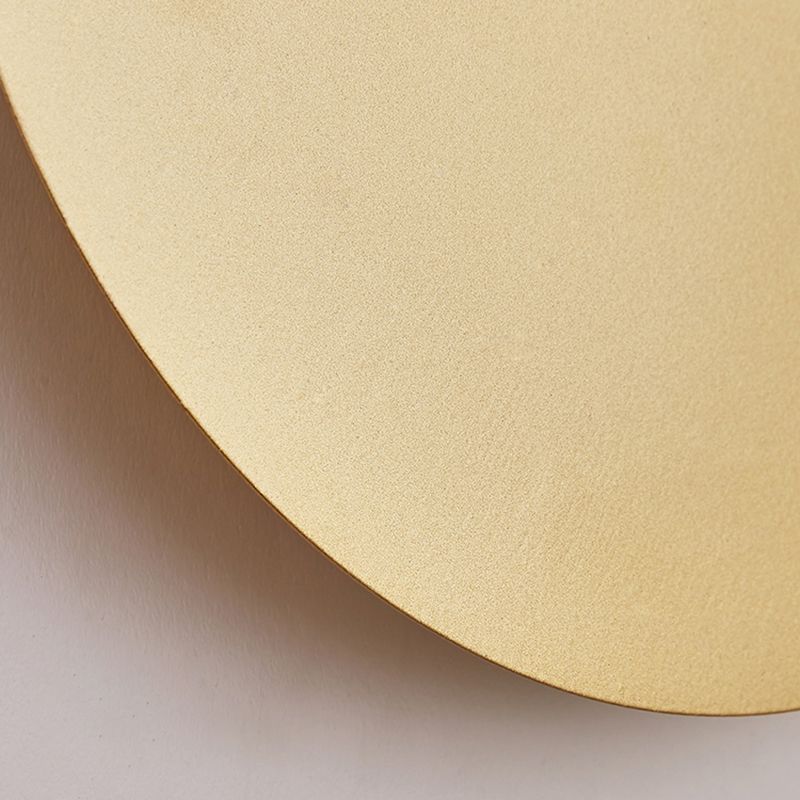 Orr Modern Round Wall Mounted Lamp, Metal, Bedside/Living Room