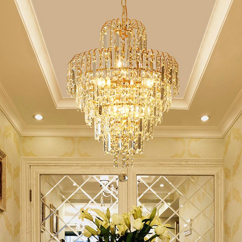 Marilyn Crystal Chandelier in a Dining Room