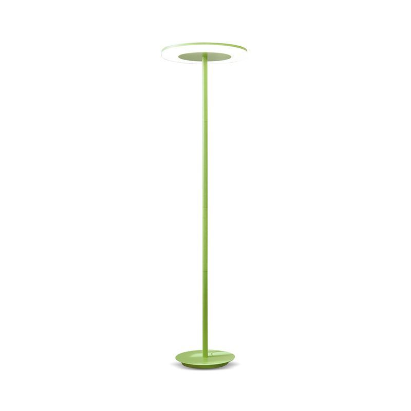 Green Morandi metal disc floor lamp, Las Sola lighting