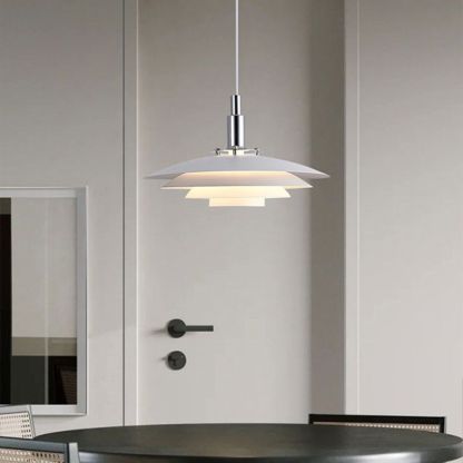 Modern white Morandi pendant light, dining room decor