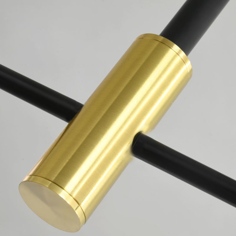 Valentina Nordic Pendant Light - Gold and black metal detail