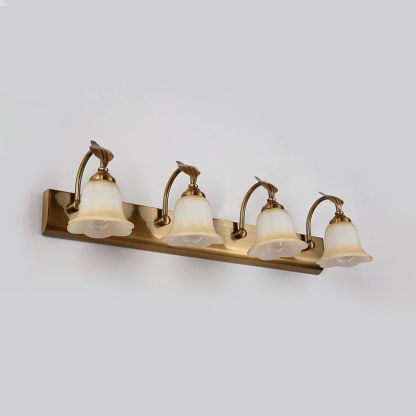 Félicie Flower Vanity Wall Lamp, Four-Light